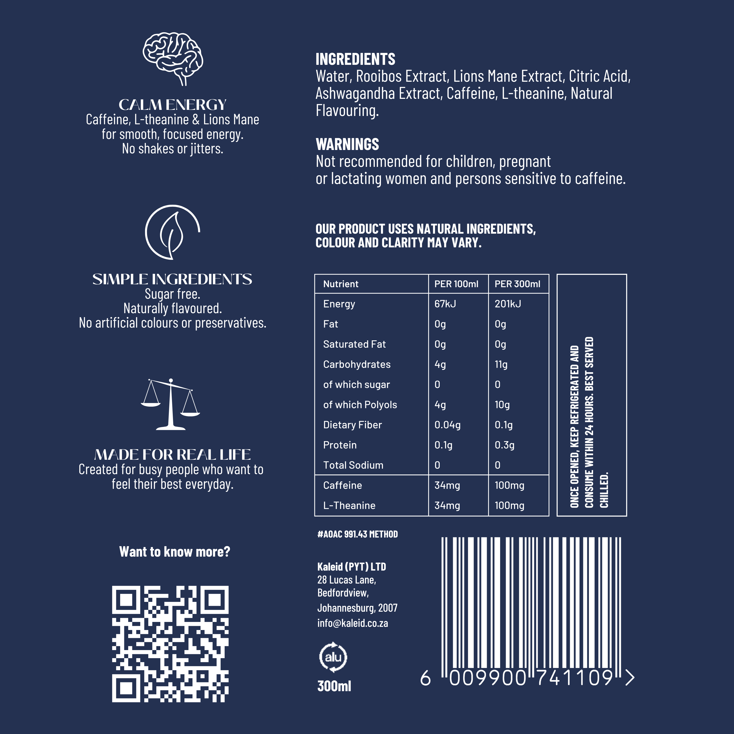 KALEID FOCUS - MIXED BERRY (24 PACK)